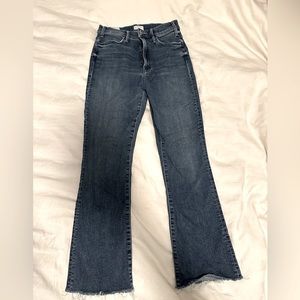 MOTHER cropped straight jeans